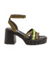 Art Leather sandals 1993 Eivissa green -Height heel 8,5cm
