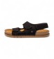 Art Leather Sandals 2023 Kassel black