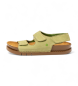 Art Leather Sandals 2023 Kassel green