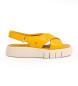 Art Leren sandalen 1855 Malaga geel