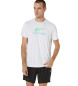 Asics Court Grafik-T-Shirt weiß