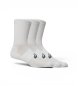 Asics Pack 3 Crew Sokken wit