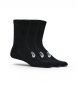 Asics Pack 3 Crew Sokken zwart