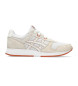 Asics Leder Turnschuhe Lyte Classic wei creme