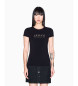 A|X Armani Exchange T-shirt com logótipo preto