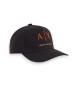 A|X Armani Exchange Cappellino da baseball nero regolabile