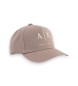 A|X Armani Exchange Cappellino da baseball regolabile color talpa
