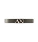 A|X Armani Exchange Brown smooth leather belt with logo buckle