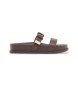 A|X Armani Exchange Bruine Sabot Sandalen
