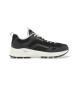 A|X Armani Exchange Sneakers in rete con microcamoscio nero