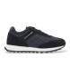 A|X Armani Exchange Sneakers i mesh och mocka med snörning i svart