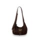 BA&SH Saco de camurça castanho Youyou