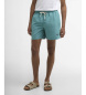 Barbour Bañador corto con logo azul turquesa