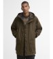 Barbour Bedale Wax Parka brown