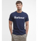 Barbour Logo T-shirt navy