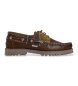 Barbour Brown Leather Deck Shoes