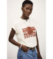 BA&SH T-shirt beige Reese