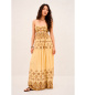 BA&SH Vestido Zema amarillo
