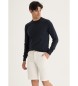 Bendorff Chino Slim Bermuda Shorts - Medium talje Casual Style hvid