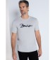 Bendorff T-shirt basique à manches courtes en chenille gris