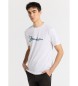 Bendorff T-shirt de manga curta com logótipo em chenille branco