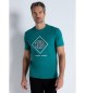 Bendorff Highman graficzna koszulka z krótkim rękawem zielona