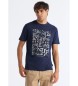 Bendorff T-shirt grfica folhas da marinha