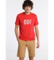 Bendorff T-Shirt à manches courtes Logo Bdf rouge