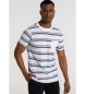 Bendorff Stribet T-shirt med hvid lomme