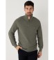 Bendorff Perkins Pullover Grau Textur