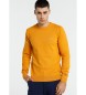 Bendorff  Basic-Pullover mit braunem Boxkragen