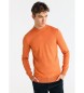 Bendorff Jersey básico de punto cuello Perkins naranja