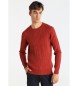 Bendorff Maglione a coste intrecciate rosso