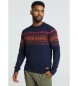 Bendorff Navy sweater med krave