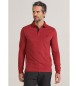 Bendorff Polo básico de manga larga rojo