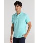 Bendorff Polo classica, maniche corte, tessuto piquet turchese