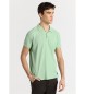 Bendorff BENDORFF - Short sleeve jacquard woven polo shirt classic style green