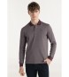 Bendorff Polo con logo jacquard granato