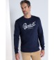 Bendorff BENDORFF - Basic-Sweatshirt mit marineblauem Boxkragen