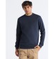 Bendorff Sweatshirt básica com logótipo azul-marinho