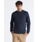 Bendorff Sweatshirt gráfica linear azul-marinho