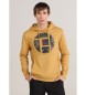 Bendorff Graphic hooded sweatshirt yellow