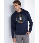 Bendorff BENDORFF - Graphic sweatshirt with navy hood