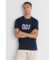 Bendorff T-shirt med logotyp 124541 marinblå