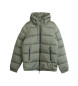 Bikkembergs Cappotto imbottito in nylon verde