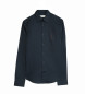 Bikkembergs Camicia aderente blu navy