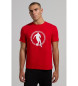 Bikkembergs Slim Fit T-shirt röd