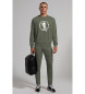 Bikkembergs Set sportivo con logo rotondo verde