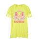 Billieblush Robe  imprim graphique jaune