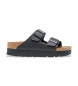 Birkenstock Sandals Arizona Flex Platform black